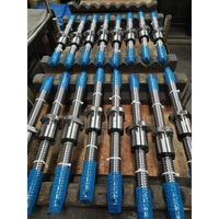 Ball Screw SFI 4010 Diameter 20mm, Lead 4mm, Baja Krom dengan Nut Bearing untuk Otomasi, Operasi Stabil, Penggerak Kecepatan Tinggi