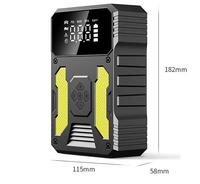 Démarreur de voiture 3000A avec compresseur d'air Démarreur de saut portable Booster de batterie avec pompe à air Démarreur de saut avec gonfleur de pneu