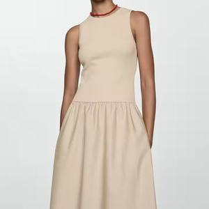 Vente flash - Robe bohème tendance, dos nu, élégante, en coton, décontractée pour femmes, nouvelle collection OEM - Product Image 3