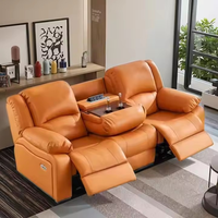 Ensemble de canapé sectionnel modulaire en cuir convertible de haute qualité lit extensible caché intérieur pliant Design appartement salon