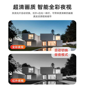 Switch 4 Channel Solar CCTV <b>Camera</b> Kit <b>Wireless</b> <b>Outdoor</b> <b>Security</b> Monitoring Full Color Night Vision Cloud Storage - Product Image 5
