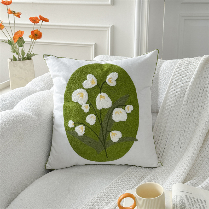 Heart-shaped floral embroidery 4545