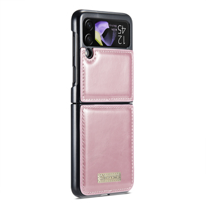 2023 Hot CaseMe plisado grano PU funda <span class=keywords><strong>de</strong></span> teléfono <span class=keywords><strong>de</strong></span> cuero para Samsung Z Flip4 5G/W23 FLIP funda <span class=keywords><strong>de</strong></span> diseño <span class=keywords><strong>de</strong></span> moda - Product Image 2