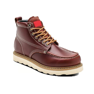 Botas de Nieve de Invierno con Forro de Lana, Estilo Cálido, Botas de Caña Alta con Cordones Delanteros para Hombre, Cuero Vacuno Genuino de Primera Capa, Perfectas - Product Image 5