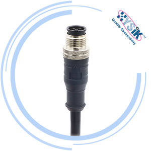 สายเชื่อมต่อไฟฟ้าแบบ S-Code ขนาดกะทัดรัด M12 มาตรฐานสำหรับจ่ายไฟ - Product Image 5