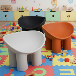 Sedia per Bambini Stile Moderno Gambe a Forma di Elefante, Lusso Leggero, in Plastica Resistente, Sicura ed Ecologica, Divano per Camera da Letto - Product Image 6