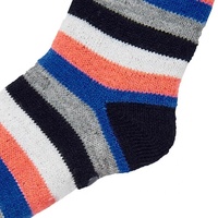 Chaussettes en coton antidérapantes pour tout-petits garçons-Chaussettes chaudes à poignées organiques pour bébé de 1 à 3 ans