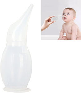 เครื่องดูดน้ำมูกซิลิโคนรูปเพนกวินแบบใช้ซ้ำได้ทุกวัน สำหรับทำความสะอาดจมูกเด็กทารก - Product Image 5