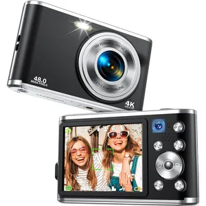 액션 스포츠 카메라 셀카 브이 로그 여행 전문가 미니 Dv Fps 4K 캠코더 비디오 카메라 Uhd 비디오 카메라 용 4K