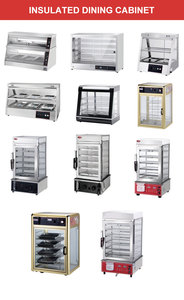 Thương mại thép không gỉ thẳng đứng hiển thị tủ đông với cửa kính cho nhà hàng nhà bếp thiết bị làm lạnh - Product Image 3