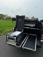 Vente en gros de supports de lit pour camions universels en aluminium personnalisés Accessoires de camping tout-terrain pour camionnettes