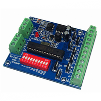 Decodificador dmx de 3/4/6/8/9/canales 5A 12/18/ch, controlador led dmx de voltaje constante RGB