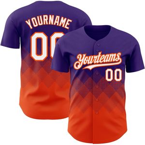 Conjunto de camiseta de béisbol con degradado personalizado, patrón de rombos con nombre y número impresos cosidos personalizados para hombres, mujeres y jóvenes - Product Image 5