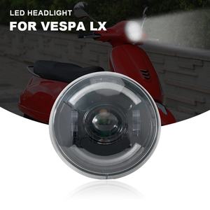ไฟหน้า LED สีดำความสว่างสูงพิเศษ พร้อมไฟ DRL สีขาว สำหรับ <span class=keywords><strong>Vespa</strong></span> LX VXL - Product Image 2