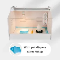 Nouveau Best-seller : Boîte de couvaison et enclos en mousse blanche pour poussins, canards, cailles et lapins