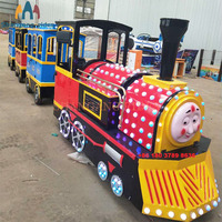 Fournisseur de la Chine Train de parc d'attractions Thomas électrique commercial Ride on Train Kids Electric Trackless Train à vendre