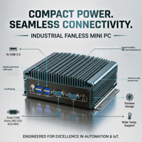LN-1010 Intel 4ème 5ème 6ème 7ème génération I3 I5 I7 Double LAN 4G SIM HDMI VGA RS232 DC12V IoT Mini PC industriel compact sans ventilateur