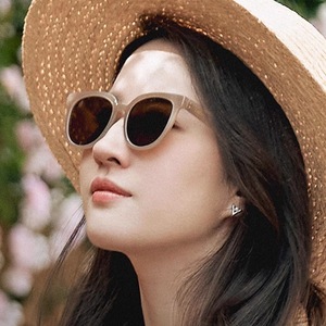 Gafas de sol redondas polarizadas blancas para mujer UV400 con montura completa, protección solar retro, gafas de moda para adultos - Product Image 2