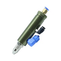 Valve de distribution pneumatique à fluide unique, contrôlée par PLC, volume réglable avec précision via actionnement par broche, garantie 1 an pour adhésif UV
