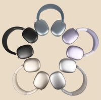 True ANC headphone Bluetooth nirkabel P859, headphone peredam kebisingan aktif baterai tahan lama dengan kontrol kenop putar