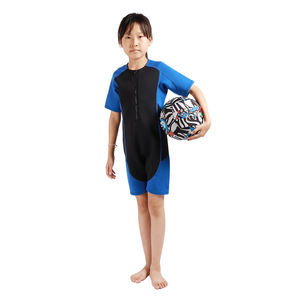 Traje de buceo de natación para niños Traje de neopreno de cuerpo completo con cremallera frontal Shorty Buceo y vela Ninos - Product Image 1