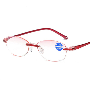 Anti Lumière Bleue Lunettes de Lecture Sans Monture <span class=keywords><strong>Presbytie</strong></span> Mémoire L'hypermétropie Sans Cadre <span class=keywords><strong>Loupe</strong></span> Lunettes + 1.0,+ 1.5,+ 2.0,+ 2.5,+ 3.0 - Product Image 4