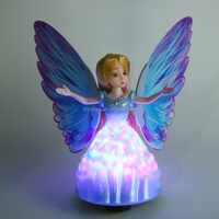 Muñeca Princesa para Niñas, Juguete Musical Eléctrico con Pilas, Alas de Mariposa de Hada que Bailan, Juguetes con Luces para Niñas