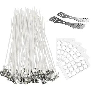 Pegamento adhesivo blanco para fijar mechas redondas, kit de bricolaje para hacer velas, 20 unidades por paquete - Product Image 2