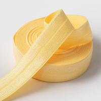 Sangle en tissu jacquard personnalisée, couleur au choix, en spandex/nylon, largeur 20 mm, bande élastique pliée