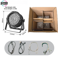 24 Projecteurs LED Par Can RGBW 4-en-1 10W pour Extérieur, IP65, DMX512, Activation Sonore, en Aluminium Moulé Sous Pression, pour Mariages et Spectacles