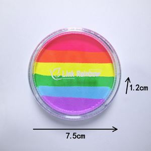 สีเพ้นท์หน้าและตัวสำหรับเด็กแบบมืออาชีพ ขายส่ง สูตรจากพืชธรรมชาติ ได้รับการรับรองมาตรฐาน CE บรรจุ 5 สี - Product Image 4