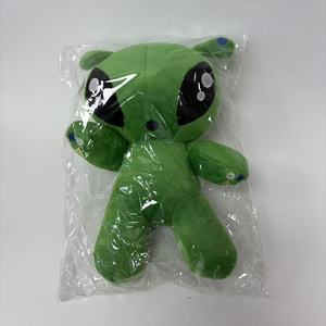 Nouveau jouet en peluche super doux AFTONSPARV vert <span class=keywords><strong>Alien</strong></span> avec doublure en maille de remplissage en coton PP soulagement du Stress - Product Image 6
