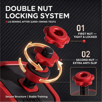 Ensemble d'haltères premium 4 en 1, 5-100 lb, ensemble de barres et de kettlebells, poids réglables avec revêtement PPC pour l'entraînement en force