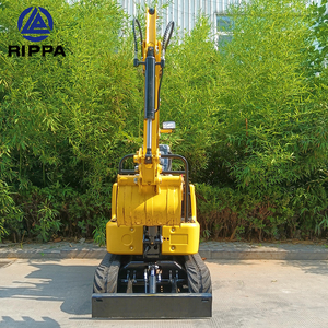 Rippa中国山東有名ブランド1トン1.2トンクローラーミニショベルKubotaエンジン付き - Product Image 3