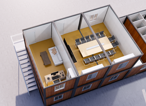 Casa Contenedor Desmontable Económica <span class=keywords><strong>en</strong></span> Oferta, Habitación Móvil, Casa Contenedor con Cocina y Baño - Product Image 5