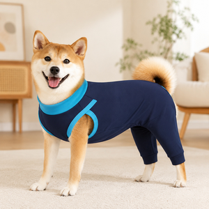 Traje Quirúrgico Profesional para <span class=keywords><strong>Perros</strong></span>, Protección Completa de Patas Traseras, Aislamiento para Enfermedades de la Piel, Transpirable, Alta Elasticidad, Ropa Postoperatoria - Product Image 4