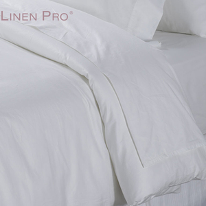 Cheap Price 200TC 50% Cotton 50% Polyester White Hotel Hospital Linen <strong>Fleece</strong> Fitted Sheet <strong>Bed</strong> Bedding <strong>Set</strong> - Product Image 3
