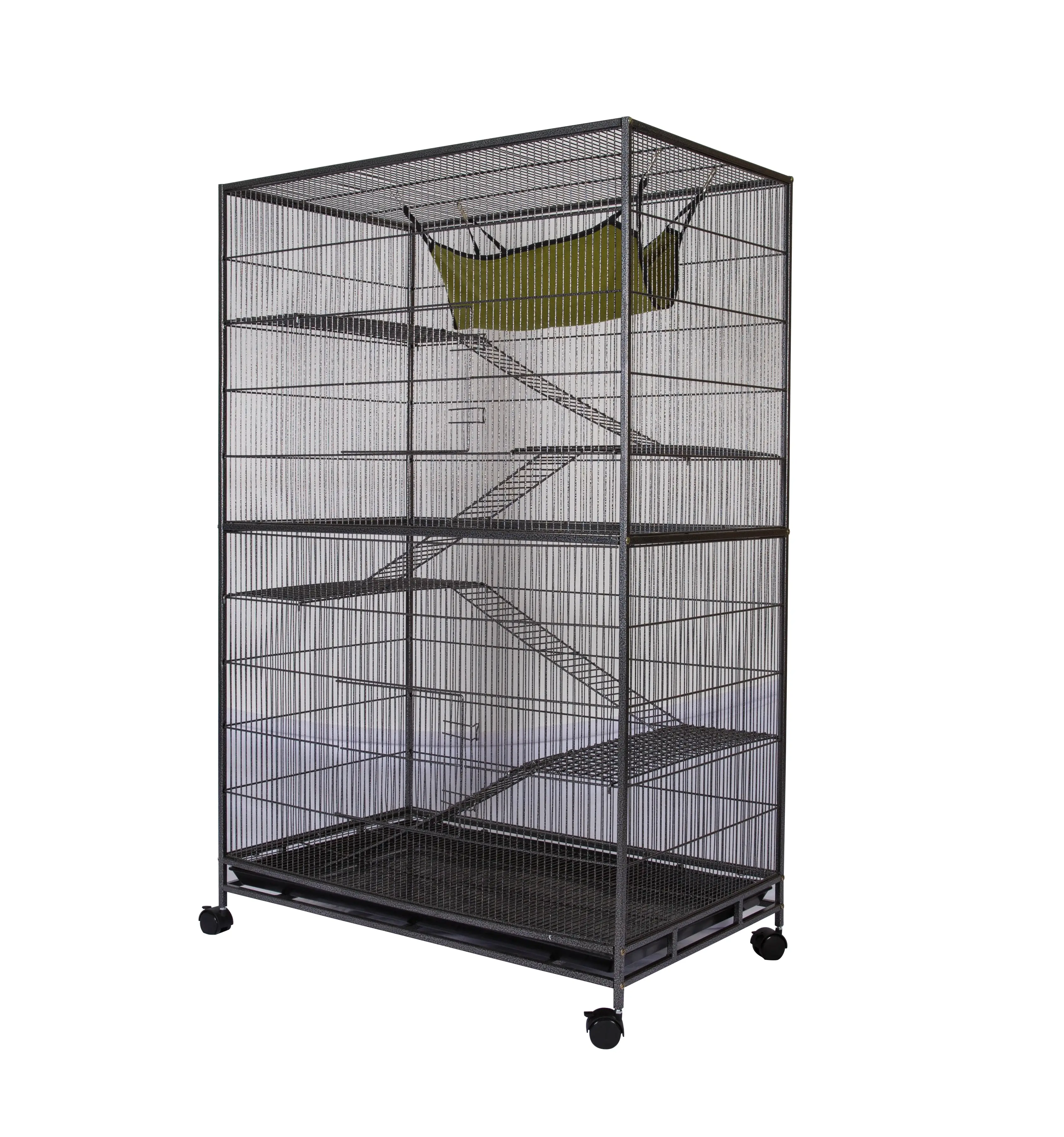 Large Model 4-Level Ladder and Platform Metal Indoor Ferret Cage Cat Cage Hamster Cage