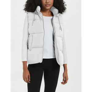 FOXA Gilet matelassé pour femme, sans manches, à fermeture éclair, isolé, à capuche, pour l'hiver, la randonnée en plein air, avec poches - Product Image 5