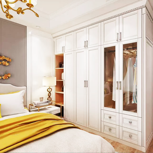 Giá nhà máy Nội thất nhà hiện đại Tủ quần áo tự động mở cửa trượt tự do đặt làm riêng cho phòng ngủ, phòng khách, căn hộ - Product Image 5