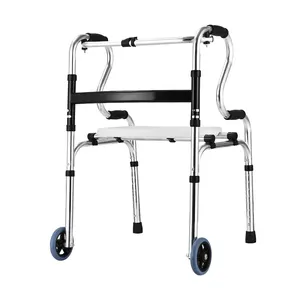 障害者用ウォーキングエイド、高齢者用ブースター、ウォーキングエイドフレーム、4本足松葉杖椅子、4本足ウォーキングエイド