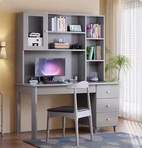 Escritorio de estudio de alta calidad de tipo moderno, escritorio de ordenador con varios cajones, mesa moderna de madera, muebles de oficina para el hogar, dormitorio a la venta - Product Image 3