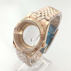 Boîtier <span class=keywords><strong>de</strong></span> luxe en or rose 41 mm pour homme, boîtier classique en acier inoxydable <span class=keywords><strong>de</strong></span> haute qualité pour les affaires - Product Image 2