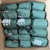 Tente de camping portable d'extérieur imperméable extra épaisse, abri de survie thermique d'urgence en Mylar pour 2 personnes