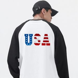 Yüksek kalite abd şönil yama Tshirt 4 temmuz 14cm abd yıldız şönil mektup yamalar demir on giyim bağımsızlık günü için - Product Image 6