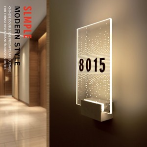 Letrero Luminoso Peize Hardware, Placa de Puerta Iluminada, Acrílico, Montaje en Pared, LED Personalizable, Número de Habitación para Hotel, Hostal, KTV, Salón de Belleza - Product Image 2