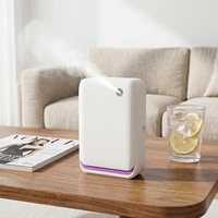 Diffuseur d'arômes électrique intelligent personnalisé pour hôtel, maison, commerce, en plastique, sans eau, huile parfumée, contrôlé par application, mural, 260 ml