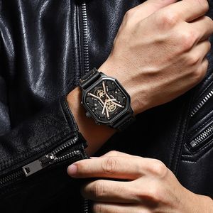 POEDAGAR 922 Listo para Enviar, Relojes de Cuarzo para Hombre de Alta Calidad, Nuevos, de Moda, al por Mayor, con Correa de Cuero Genuino - Product Image 5