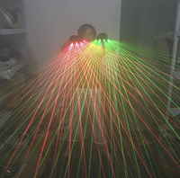 2025 gants Laser LED lumineux vert/bleu/rouge accessoires de scène pour DJ Club/spectacle de fête 1/2/3/4/5 pièces Laser Thanksgiving Pâques