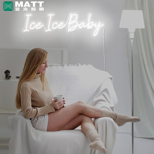 Letrero de neón de boda LED mate Letra Todo lo que necesitas es amor Letrero de neón personalizado - Product Image 2
